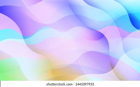 Wave Abstract Background with line, geometric shape. Creative Gradient Background. For Greeting Card, Brochure, Banner Calendar. Vector Illustration
