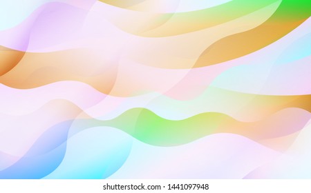 Wave Abstract Background with line, geometric shape. Creative Gradient Background. For Greeting Card, Brochure, Banner Calendar. Vector Illustration