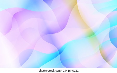 Wave Abstract Background with line, geometric shape. Creative Gradient Background. For Greeting Card, Brochure, Banner Calendar. Vector Illustration