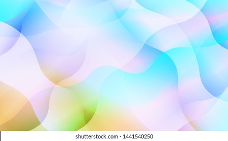 Wave Abstract Background with line, geometric shape. Creative Gradient Background. For Greeting Card, Brochure, Banner Calendar. Vector Illustration