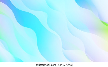 Wave Abstract Background with line, geometric shape. Creative Gradient Background. For Greeting Card, Brochure, Banner Calendar. Vector Illustration