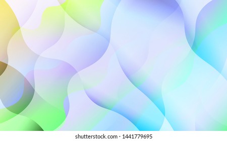 Wave Abstract Background with line, geometric shape. Creative Gradient Background. For Greeting Card, Brochure, Banner Calendar. Vector Illustration