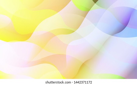 Wave Abstract Background with line, geometric shape. Creative Gradient Background. For Greeting Card, Brochure, Banner Calendar. Vector Illustration