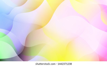 Wave Abstract Background with line, geometric shape. Creative Gradient Background. For Greeting Card, Brochure, Banner Calendar. Vector Illustration