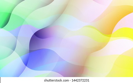 Wave Abstract Background with line, geometric shape. Creative Gradient Background. For Greeting Card, Brochure, Banner Calendar. Vector Illustration