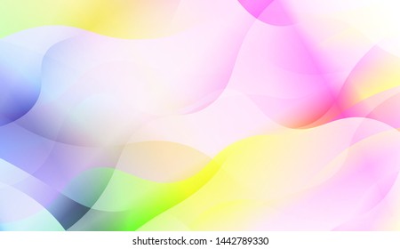 Wave Abstract Background with line, geometric shape. Creative Gradient Background. For Greeting Card, Brochure, Banner Calendar. Vector Illustration