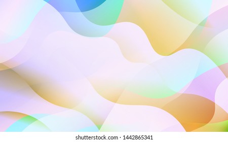 Wave Abstract Background with line, geometric shape. Creative Gradient Background. For Greeting Card, Brochure, Banner Calendar. Vector Illustration