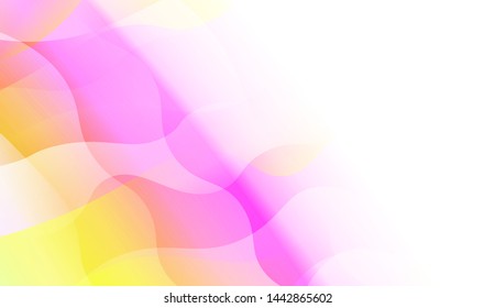 Wave Abstract Background with line, geometric shape. Creative Gradient Background. For Greeting Card, Brochure, Banner Calendar. Vector Illustration