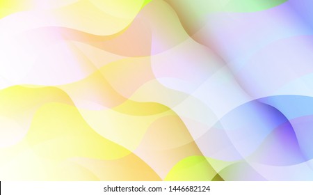 Wave Abstract Background with line, geometric shape. Creative Gradient Background. For Greeting Card, Brochure, Banner Calendar. Vector Illustration