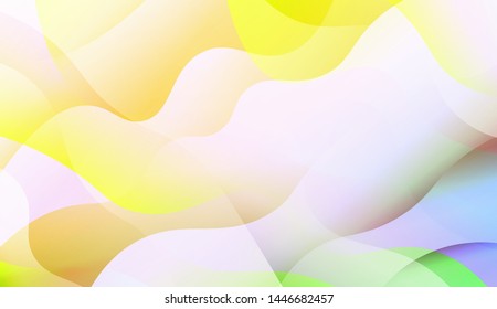 Wave Abstract Background with line, geometric shape. Creative Gradient Background. For Greeting Card, Brochure, Banner Calendar. Vector Illustration