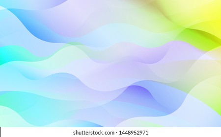 Wave Abstract Background with line, geometric shape. Creative Gradient Background. For Greeting Card, Brochure, Banner Calendar. Vector Illustration