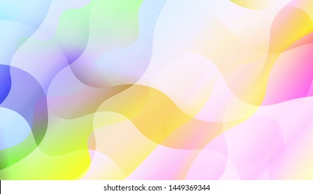 Wave Abstract Background with line, geometric shape. Creative Gradient Background. For Greeting Card, Brochure, Banner Calendar. Vector Illustration