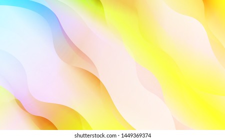 Wave Abstract Background with line, geometric shape. Creative Gradient Background. For Greeting Card, Brochure, Banner Calendar. Vector Illustration