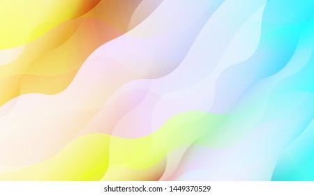 Wave Abstract Background with line, geometric shape. Creative Gradient Background. For Greeting Card, Brochure, Banner Calendar. Vector Illustration