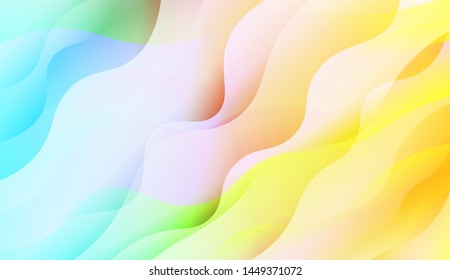Wave Abstract Background with line, geometric shape. Creative Gradient Background. For Greeting Card, Brochure, Banner Calendar. Vector Illustration