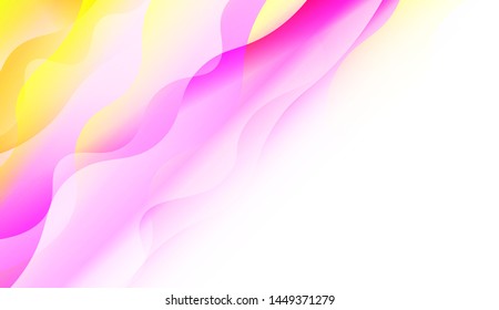 Wave Abstract Background with line, geometric shape. Creative Gradient Background. For Greeting Card, Brochure, Banner Calendar. Vector Illustration