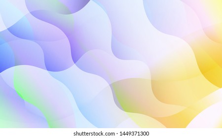 Wave Abstract Background with line, geometric shape. Creative Gradient Background. For Greeting Card, Brochure, Banner Calendar. Vector Illustration