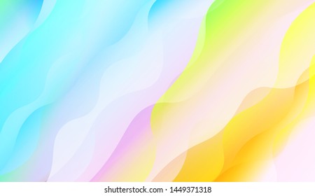 Wave Abstract Background with line, geometric shape. Creative Gradient Background. For Greeting Card, Brochure, Banner Calendar. Vector Illustration
