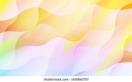 Wave Abstract Background with line, geometric shape. Creative Gradient Background. For Greeting Card, Brochure, Banner Calendar. Vector Illustration
