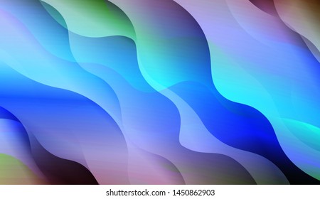 Wave Abstract Background with line, geometric shape. Creative Gradient Background. For Greeting Card, Brochure, Banner Calendar. Vector Illustration