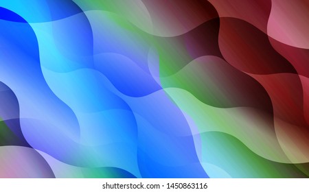 Wave Abstract Background with line, geometric shape. Creative Gradient Background. For Greeting Card, Brochure, Banner Calendar. Vector Illustration