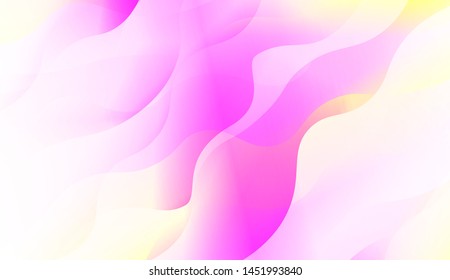 Wave Abstract Background with line, geometric shape. Creative Gradient Background. For Greeting Card, Brochure, Banner Calendar. Vector Illustration