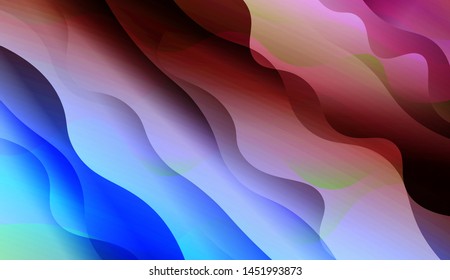 Wave Abstract Background with line, geometric shape. Creative Gradient Background. For Greeting Card, Brochure, Banner Calendar. Vector Illustration