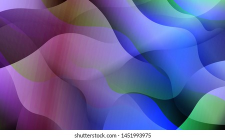 Wave Abstract Background with line, geometric shape. Creative Gradient Background. For Greeting Card, Brochure, Banner Calendar. Vector Illustration