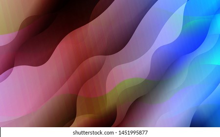 Wave Abstract Background with line, geometric shape. Creative Gradient Background. For Greeting Card, Brochure, Banner Calendar. Vector Illustration