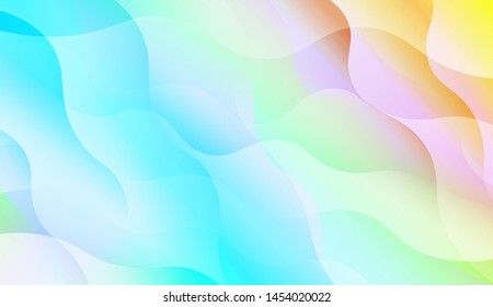 Wave Abstract Background with line, geometric shape. Creative Gradient Background. For Greeting Card, Brochure, Banner Calendar. Vector Illustration