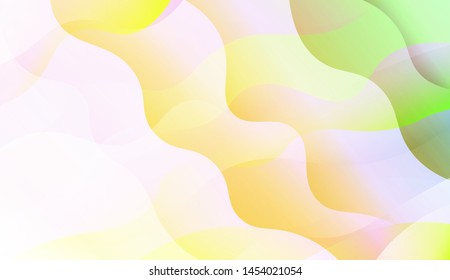 Wave Abstract Background with line, geometric shape. Creative Gradient Background. For Greeting Card, Brochure, Banner Calendar. Vector Illustration