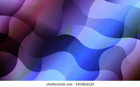 Wave Abstract Background with line, geometric shape. Creative Gradient Background. For Greeting Card, Brochure, Banner Calendar. Vector Illustration