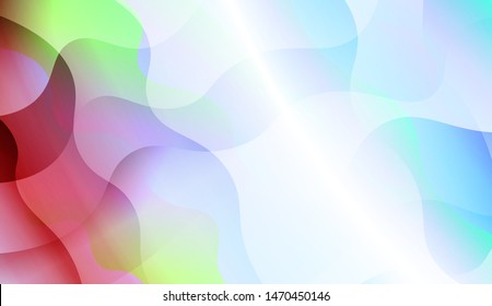Wave Abstract Background with line, geometric shape. Creative Gradient Background. For Greeting Card, Brochure, Banner Calendar. Vector Illustration