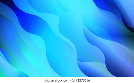 Wave Abstract Background with line, geometric shape. Creative Gradient Background. For Greeting Card, Brochure, Banner Calendar. Vector Illustration