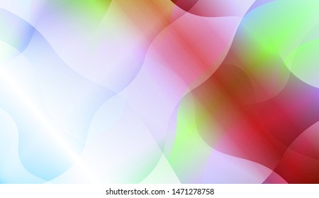 Wave Abstract Background with line, geometric shape. Creative Gradient Background. For Greeting Card, Brochure, Banner Calendar. Vector Illustration