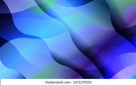Wave Abstract Background with line, geometric shape. Creative Gradient Background. For Greeting Card, Brochure, Banner Calendar. Vector Illustration