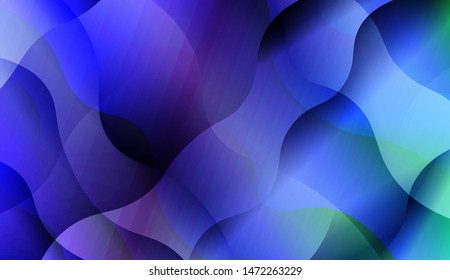 Wave Abstract Background with line, geometric shape. Creative Gradient Background. For Greeting Card, Brochure, Banner Calendar. Vector Illustration