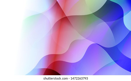 Wave Abstract Background with line, geometric shape. Creative Gradient Background. For Greeting Card, Brochure, Banner Calendar. Vector Illustration