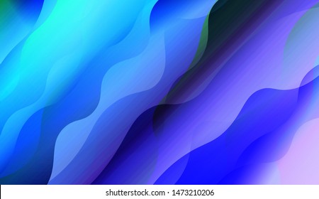 Wave Abstract Background with line, geometric shape. Creative Gradient Background. For Greeting Card, Brochure, Banner Calendar. Vector Illustration