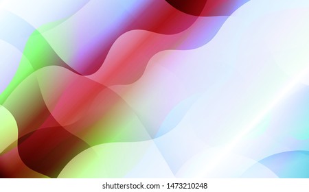 Wave Abstract Background with line, geometric shape. Creative Gradient Background. For Greeting Card, Brochure, Banner Calendar. Vector Illustration