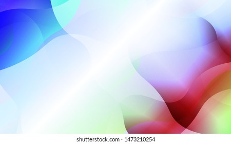 Wave Abstract Background with line, geometric shape. Creative Gradient Background. For Greeting Card, Brochure, Banner Calendar. Vector Illustration