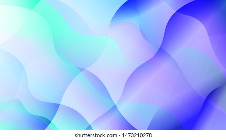 Wave Abstract Background with line, geometric shape. Creative Gradient Background. For Greeting Card, Brochure, Banner Calendar. Vector Illustration