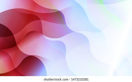 Wave Abstract Background with line, geometric shape. Creative Gradient Background. For Greeting Card, Brochure, Banner Calendar. Vector Illustration