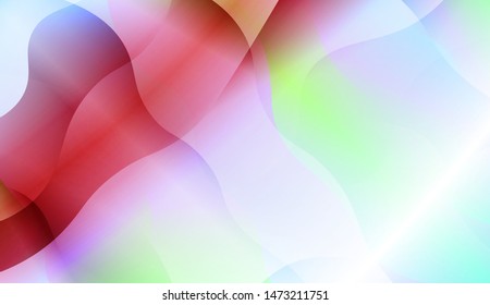 Wave Abstract Background with line, geometric shape. Creative Gradient Background. For Greeting Card, Brochure, Banner Calendar. Vector Illustration