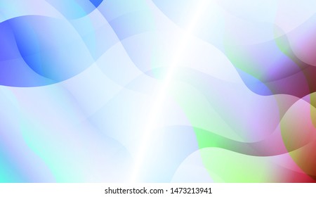 Wave Abstract Background with line, geometric shape. Creative Gradient Background. For Greeting Card, Brochure, Banner Calendar. Vector Illustration