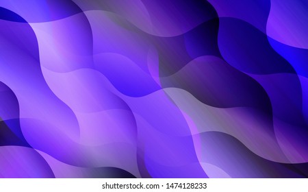 Wave Abstract Background with line, geometric shape. Creative Gradient Background. For Greeting Card, Brochure, Banner Calendar. Vector Illustration