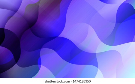 Wave Abstract Background with line, geometric shape. Creative Gradient Background. For Greeting Card, Brochure, Banner Calendar. Vector Illustration