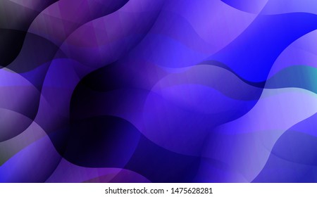 Wave Abstract Background with line, geometric shape. Creative Gradient Background. For Greeting Card, Brochure, Banner Calendar. Vector Illustration