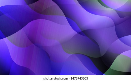 Wave Abstract Background with line, geometric shape. Creative Gradient Background. For Greeting Card, Brochure, Banner Calendar. Vector Illustration