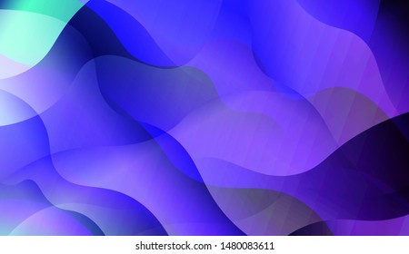 Wave Abstract Background with line, geometric shape. Creative Gradient Background. For Greeting Card, Brochure, Banner Calendar. Vector Illustration